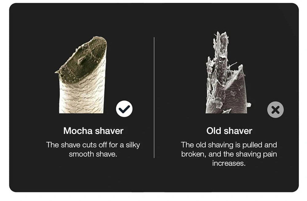 Elektrický holicí strojek Enchen Mocha S, všesměrové plovoucí hlavy, inteligentní holicí strojek proti vyrývání, magnetický, IPX7, omyvatelný