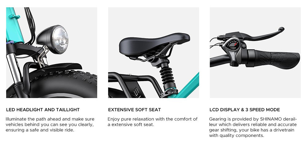 Elektrokolo ENGWE E26 ST, 48V 16AH baterie, 250W, horské kolo, Shimano 7 rychlostí, maximální dojezd 140 km, nosnost 150 kg, hydraulická brzda