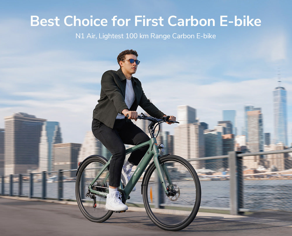 Elektrokolo ENGWE MapFour N1 Air ST, motor 250 W, baterie 36 V 10 Ah, pláště s drátky 700*38C, maximální rychlost 25 km/h, dojezd 100 km, mechanická kotoučová brzda vpředu a vzadu, 7stupňová převodovka SHIMANO, senzor točivého momentu, barevný LCD displej - uhlově šedá