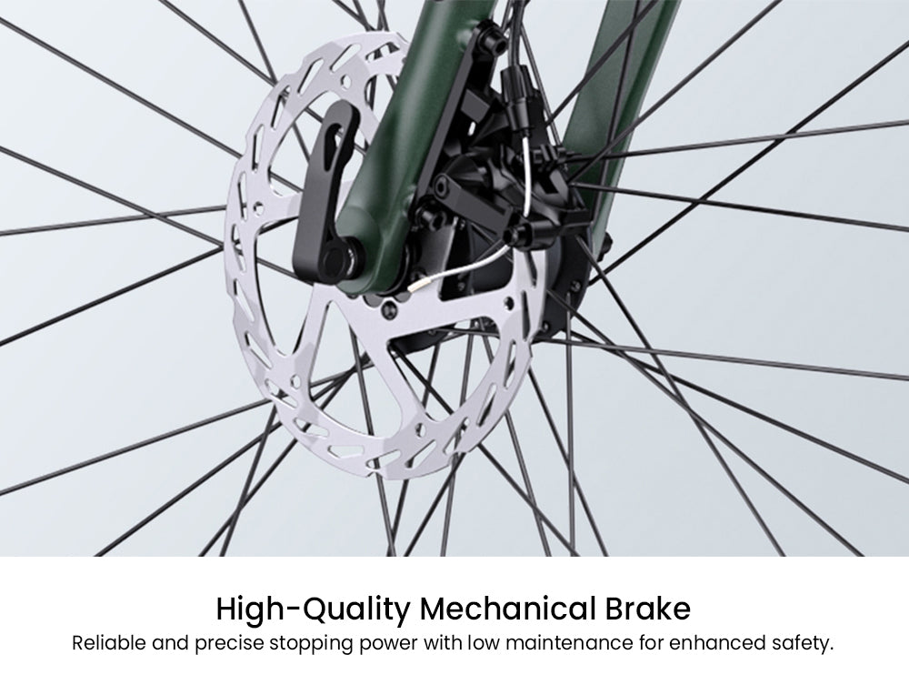 Elektrokolo ENGWE MapFour N1 Air ST, motor 250 W, baterie 36 V 10 Ah, pláště s drátky 700*38C, maximální rychlost 25 km/h, dojezd 100 km, mechanická kotoučová brzda vpředu a vzadu, 7stupňová převodovka SHIMANO, senzor točivého momentu, barevný LCD displej - uhlově šedá