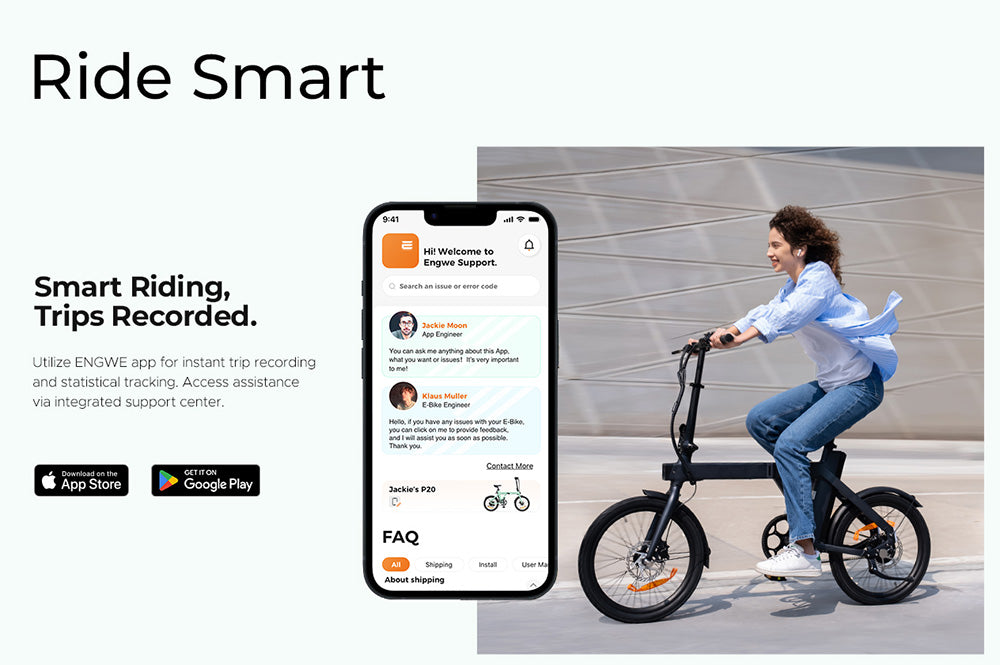 Skládací elektrokolo ENGWE P20, tichý motor 250 W, senzor točivého momentu, baterie 36 V 9,6 A, pneumatiky 20*1,95 palce, maximální rychlost 25 km/h, dojezd 100 km, hydraulické kotoučové brzdy - zelené