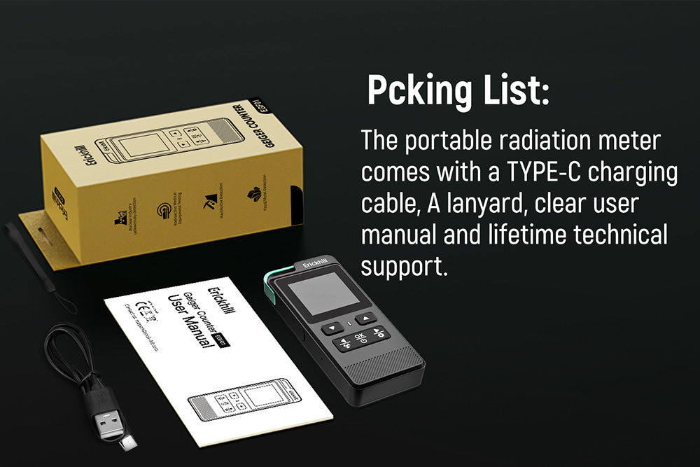 Detektor jaderného záření ERICKHILL EGF01