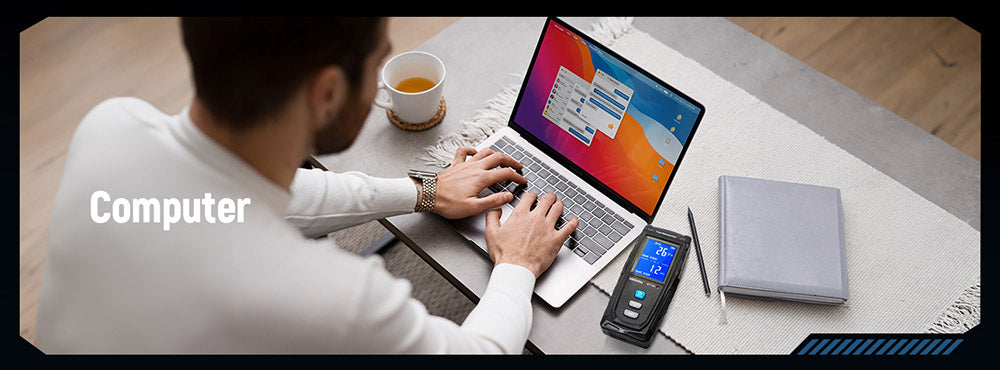 ERICKHILL RT-100 EMF metr, ruční detektor záření elektromagnetického pole