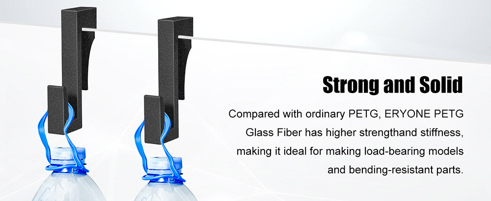 ERYONE Skleněné vlákno PETG, 1 kg - černé