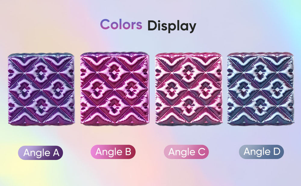 ERYONE Vysokorychlostní čtyřbarevný hedvábný PLA filament, 1 kg - Cold Flame Nocturnal (tmavě fialová a purpurová a růžová a nebesky modrá)