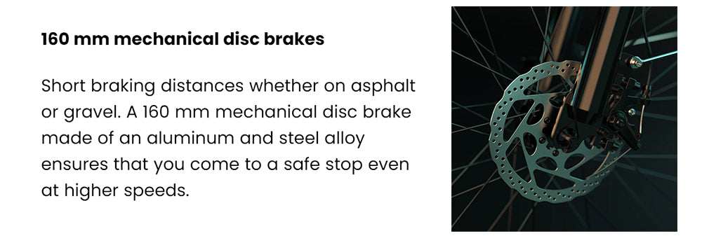 Elektrokolo ESKUTE C100, motor 250 W, baterie 36 V 10,4 Ah, pneumatiky 26 x 1,75 palce, maximální rychlost 25 km/h, dojezd 50–60 km, mechanické kotoučové brzdy, SHIMANO 7 rychlostí – růžová