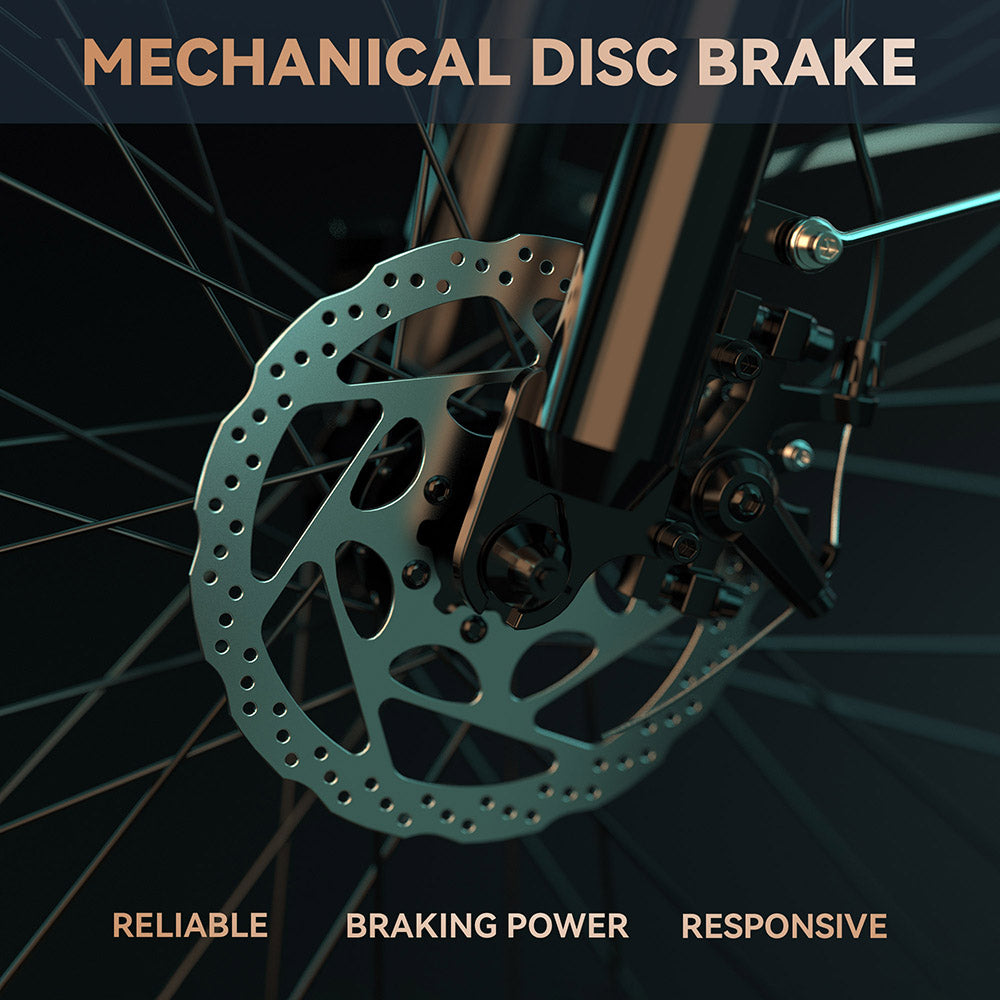 Elektrokolo ESKUTE M100, bezkartáčový motor 250 W, vyjímatelná baterie 36 V 10,4 Ah, 27,5*1,95