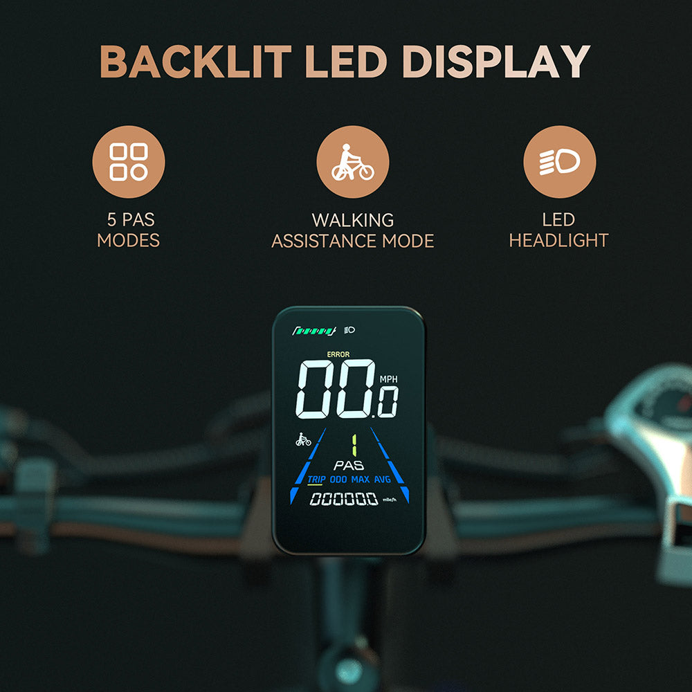 Elektrokolo ESKUTE M100, bezkartáčový motor 250 W, vyjímatelná baterie 36 V 10,4 Ah, 27,5*1,95