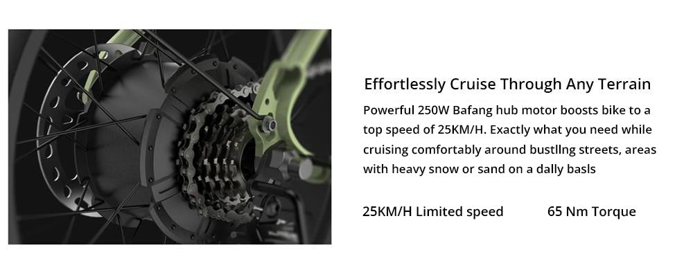Skládací elektrické kolo ESKUTE Star 20*4,0 palce, tlusté pneumatiky, motor 250 W, maximální rychlost 25 km/h, baterie 36 V 25 Ah, dojezd 100 km, Shimano 7 rychlostí, hydraulické kotoučové brzdy - černé
