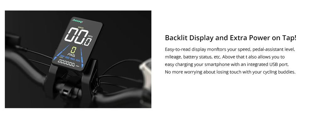 Skládací elektrické kolo ESKUTE Star 20*4,0 palce, tlusté pneumatiky, motor 250 W, maximální rychlost 25 km/h, baterie 36 V 25 Ah, dojezd 100 km, Shimano 7 rychlostí, hydraulické kotoučové brzdy - černé