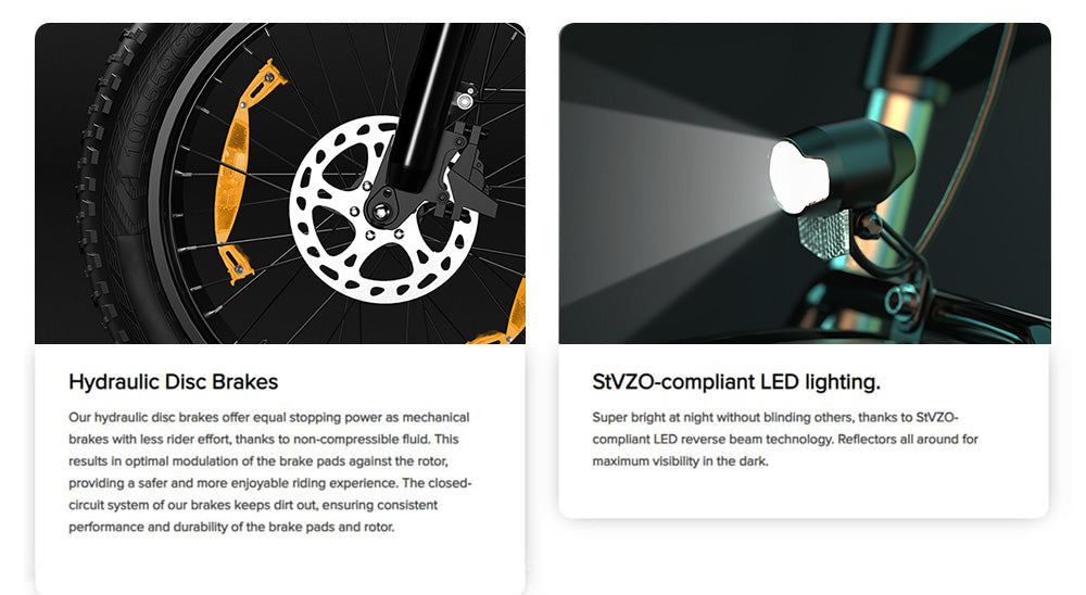 Skládací elektrické kolo ESKUTE Star 20*4,0 palce, tlusté pneumatiky, motor 250 W, maximální rychlost 25 km/h, baterie 36 V 25 Ah, dojezd 100 km, Shimano 7 rychlostí, hydraulické kotoučové brzdy - černé