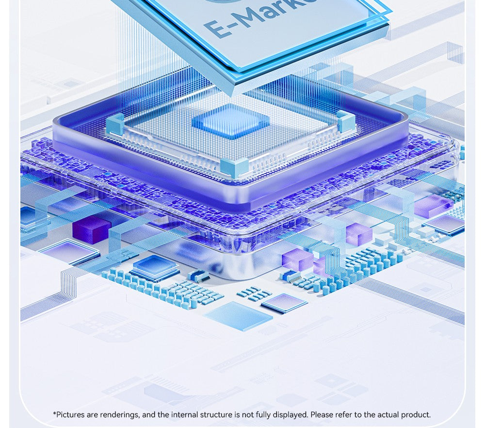 Nabíjecí kabel ESSAGER 100W 5A Type-C na Type-C, USB 2.0 480 Mbps, magnetická adsorpce, flexibilní nastavení, čip E-Marker, 1 m