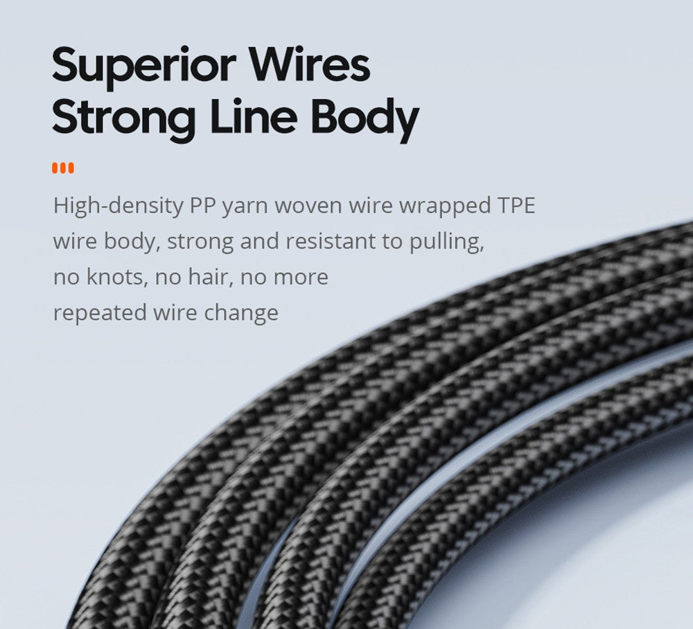 Datový kabel ESSAGER 100W Type-C na Type-C, rychlé nabíjení PD, přenosová rychlost 480 Mbps, pro MacBook / Tablet / Mobilní telefon Huawei Samsung - kabel 1 m