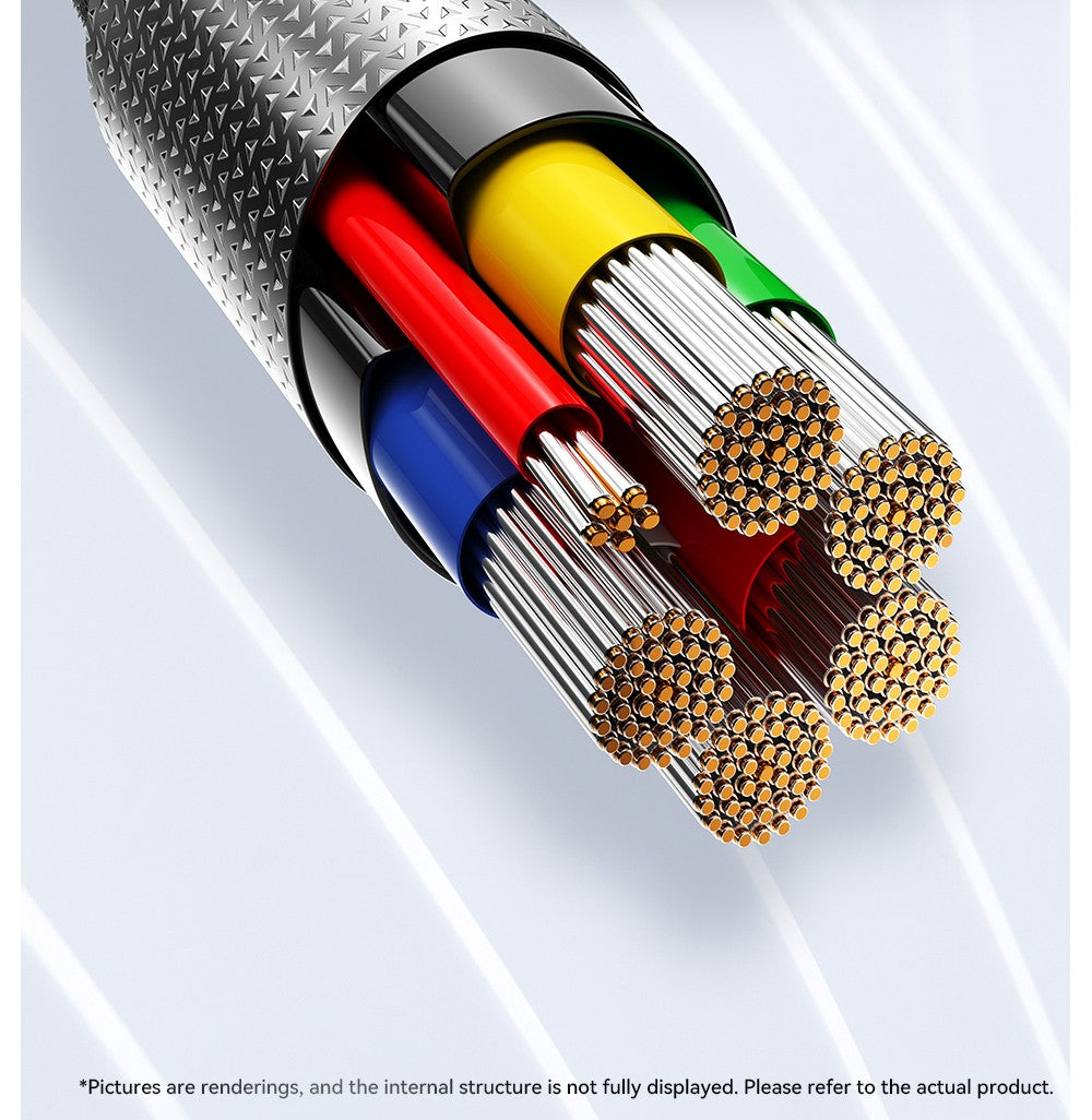 Nabíjecí kabel ESSAGER 29W 3A Type-C na Lightning, USB 2.0 480 Mbps, magnetická adsorpce, flexibilní a nastavitelný, chytrý čip, 1 m