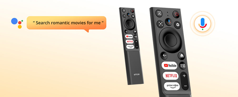 Projektor ETOE Seal, 400 ANSI lumenů, Google TV, nativní rozlišení 1080p, automatické ostření a automatická korekce lichoběžníkového zkreslení, Google Assistant