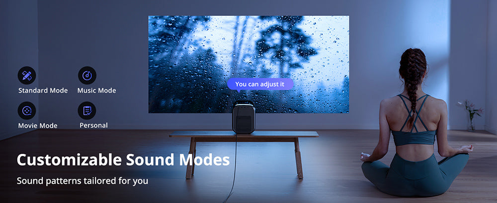 [Certifikovaný pro Netflix a Google TV] ETOE Seal Pro 1000 ANSI LCD projektor, nativní rozlišení 1080p, certifikace Dolby Audio, automatické ostření. Automatická korekce lichoběžníkového zkreslení, 2 x 10W reproduktory, vestavěný Chromecast, Google Assistant