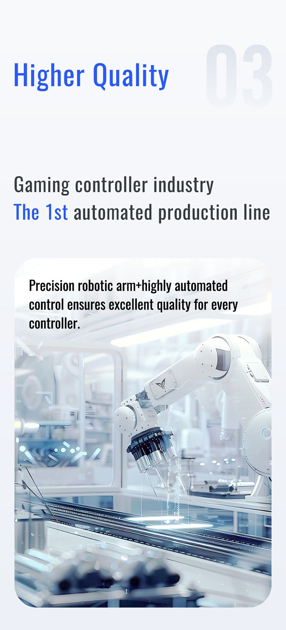 Herní ovladač Flydigi Direwolf 3, Hallův spouštěč, frekvence dotazování 1000 Hz, kompatibilní s PC / Switch / Apple / Android