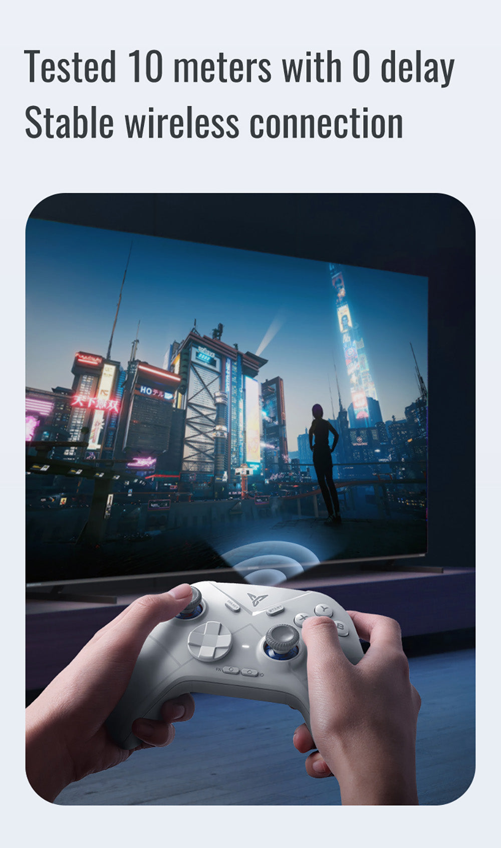 Herní ovladač Flydigi Direwolf 3, Hallův spouštěč, frekvence dotazování 1000 Hz, kompatibilní s PC / Switch / Apple / Android