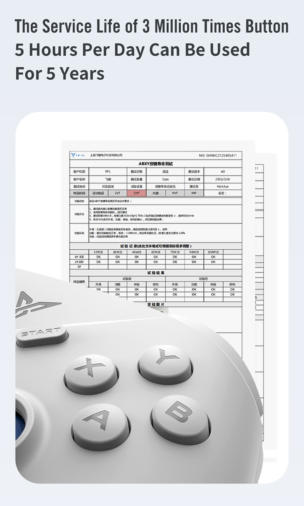 Herní ovladač Flydigi Direwolf 3, Hallův spouštěč, frekvence dotazování 1000 Hz, kompatibilní s PC / Switch / Apple / Android
