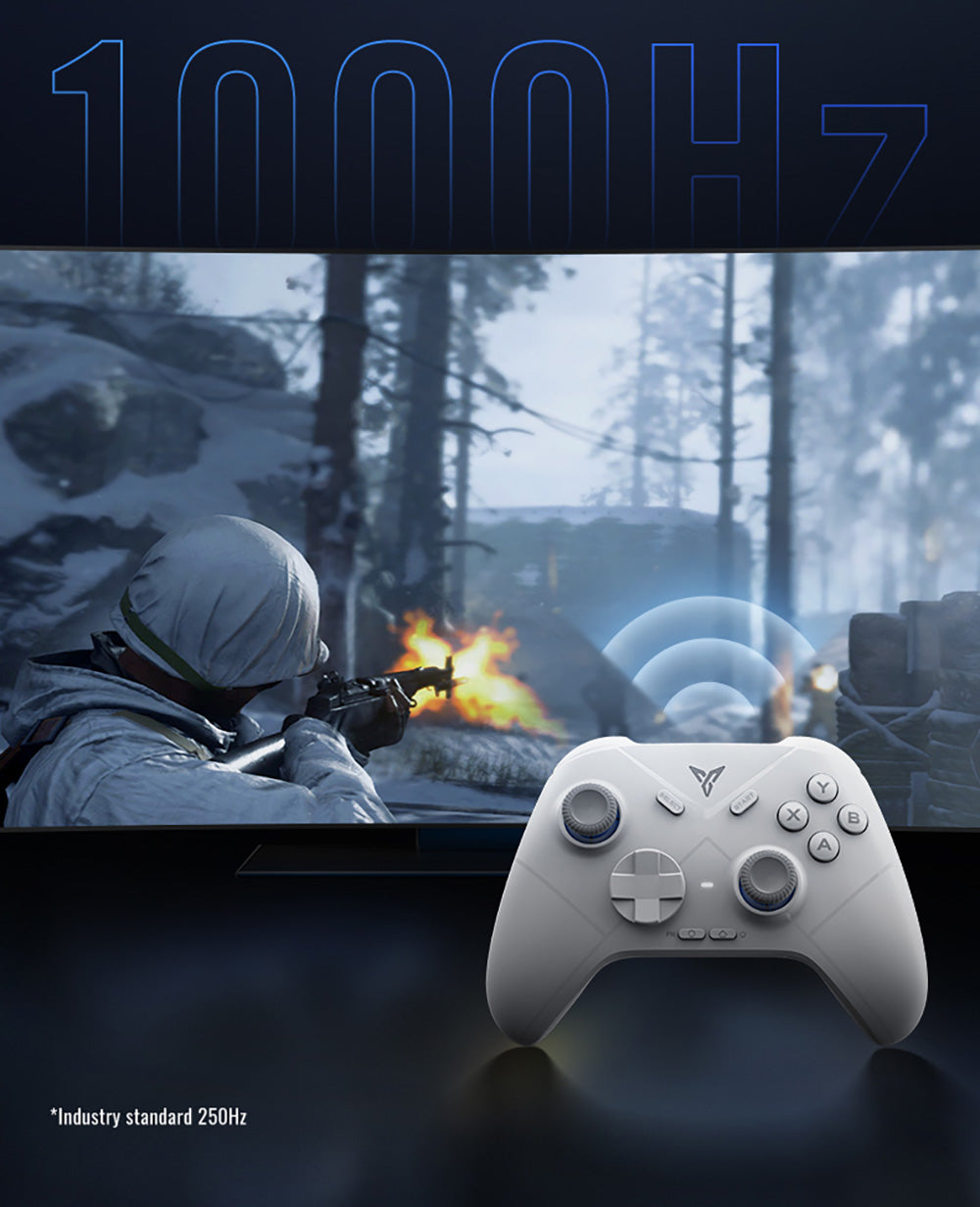 Herní ovladač Flydigi Direwolf 3, Hallův spouštěč, frekvence dotazování 1000 Hz, kompatibilní s PC / Switch / Apple / Android