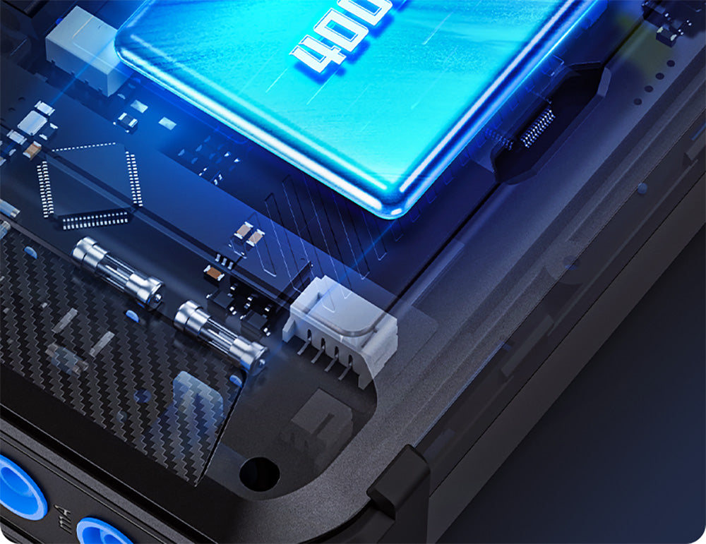 FNIRSI 2C53P Přenosný digitální osciloskop-multimetr, generátor signálu, 4,3palcový IPS dotykový displej, 3 v 1 2 kanály 50MHz, 250Ms/S, 19999 čítačů - modrý