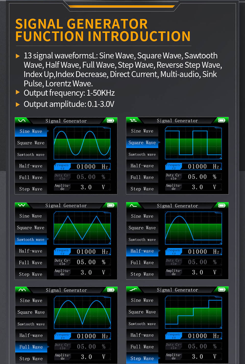 FNIRSI 2C53T 3v1 osciloskopový multimetr, generátor signálu, dvoukanálový, šířka pásma 50 MHz, vzorkovací frekvence 250 MS/s, 19999 číslic, napětí, proud, kondenzátor, rezistor, test diod - standardní verze