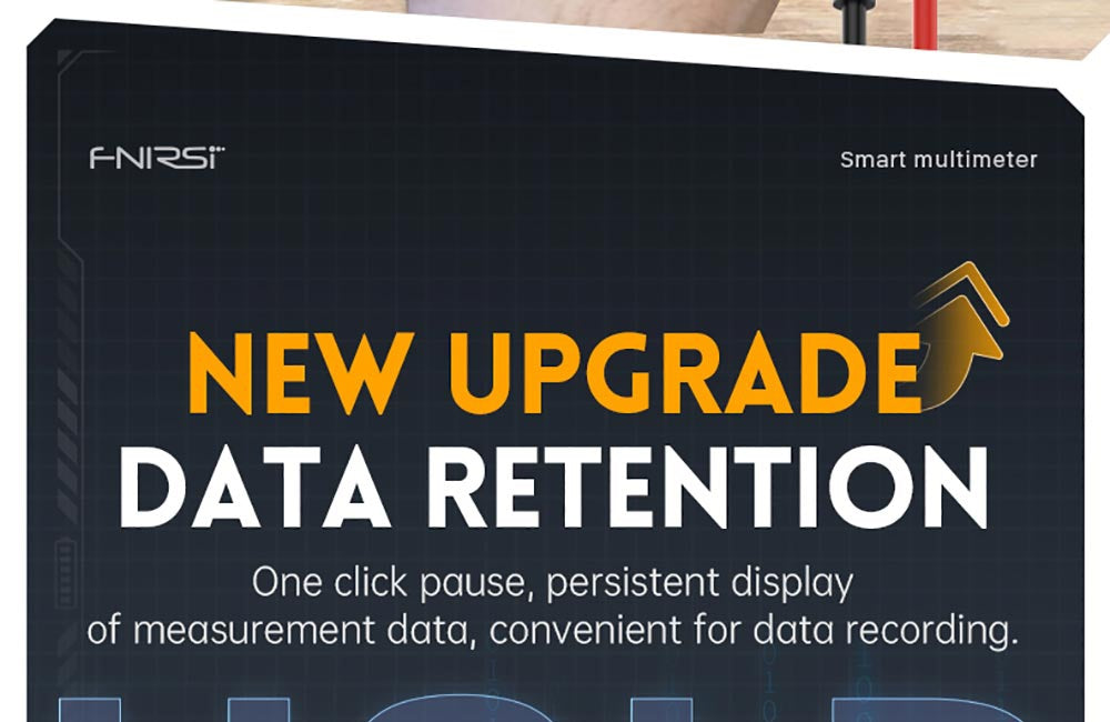 Ruční digitální multimetr FNIRSI DMT-99, 10000 číslic, 1000 V 10 A True RMS, automatický rozsah, měřič napětí AC/DC, měření NCV, dobíjecí baterie 1500 mAh