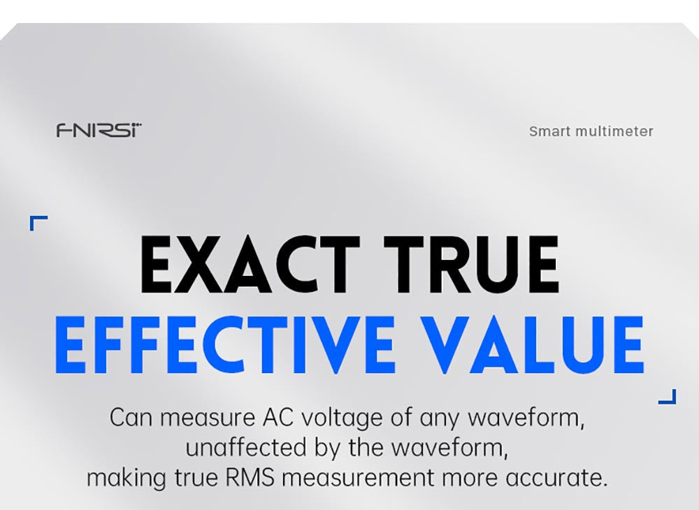 Ruční digitální multimetr FNIRSI DMT-99, 10000 číslic, 1000 V 10 A True RMS, automatický rozsah, měřič napětí AC/DC, měření NCV, dobíjecí baterie 1500 mAh