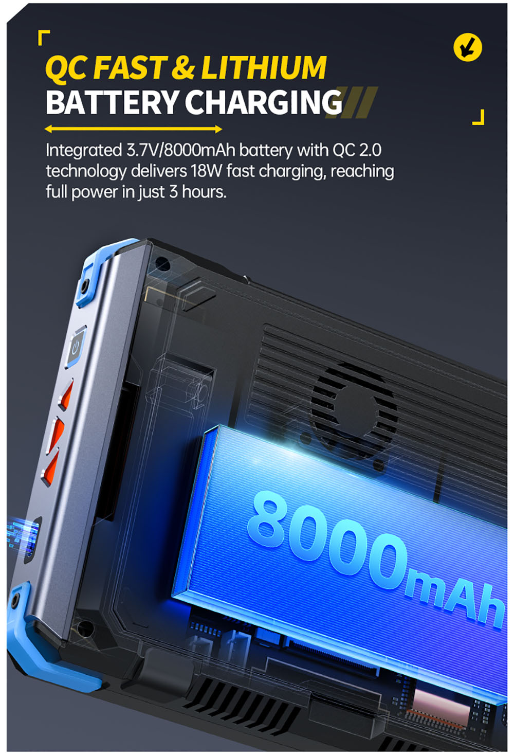 Tabletový osciloskop FNIRSI DPOS350P 4 v 1, vzorkování 1GSPS, generátor signálu 50 MHz, spektrální analyzátor, 7palcový dotykový displej, rychlé nabíjení QC18W - americká zástrčka