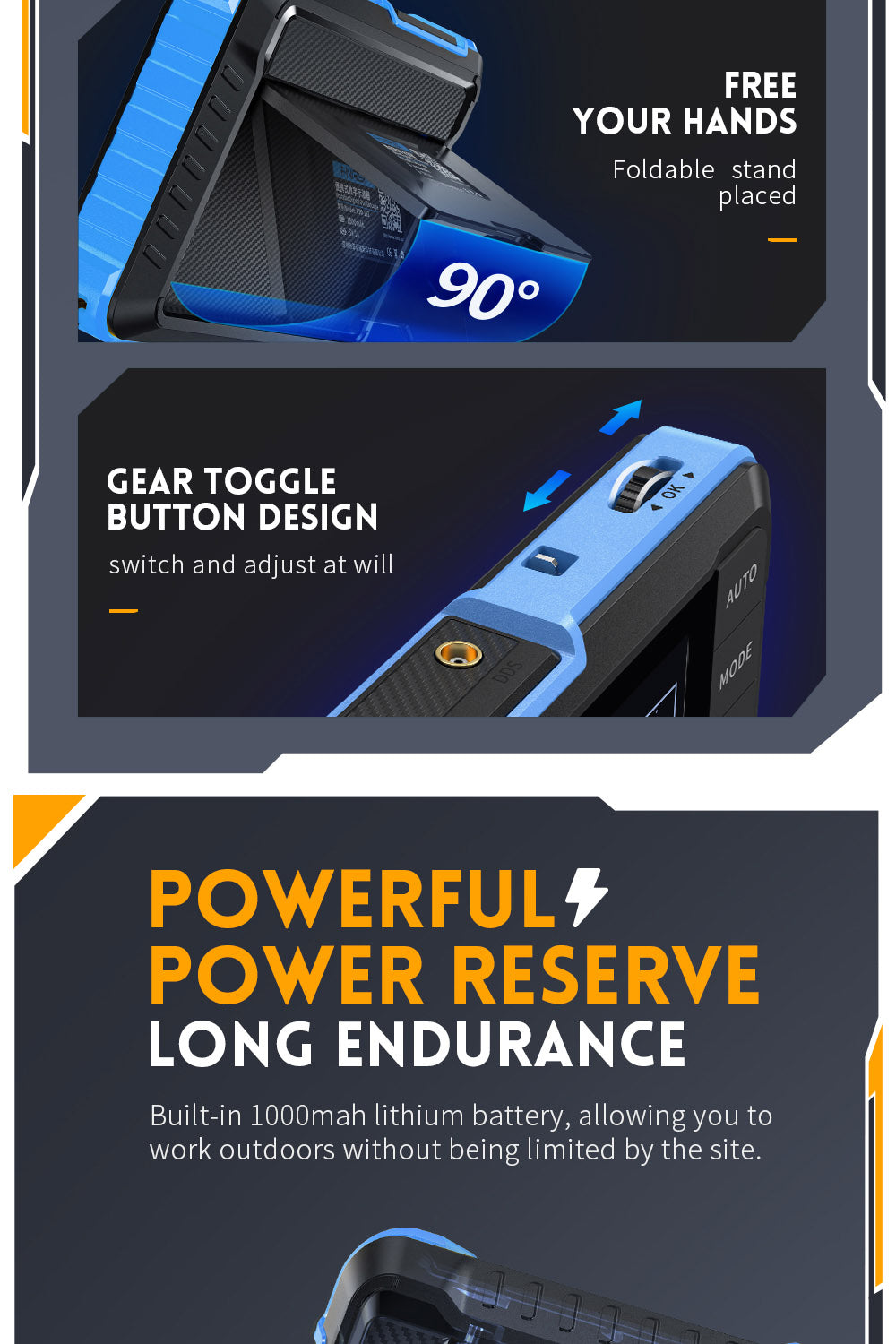 Digitální osciloskop FNIRSI DSO153, 2,8palcová obrazovka, automatické nastavení, lithiová baterie 1000 mAh, kalibrace 1 kHz, obdélníkový signál, šířka pásma 1 MHz, vzorkovací frekvence 5 MS/s, prémiová verze