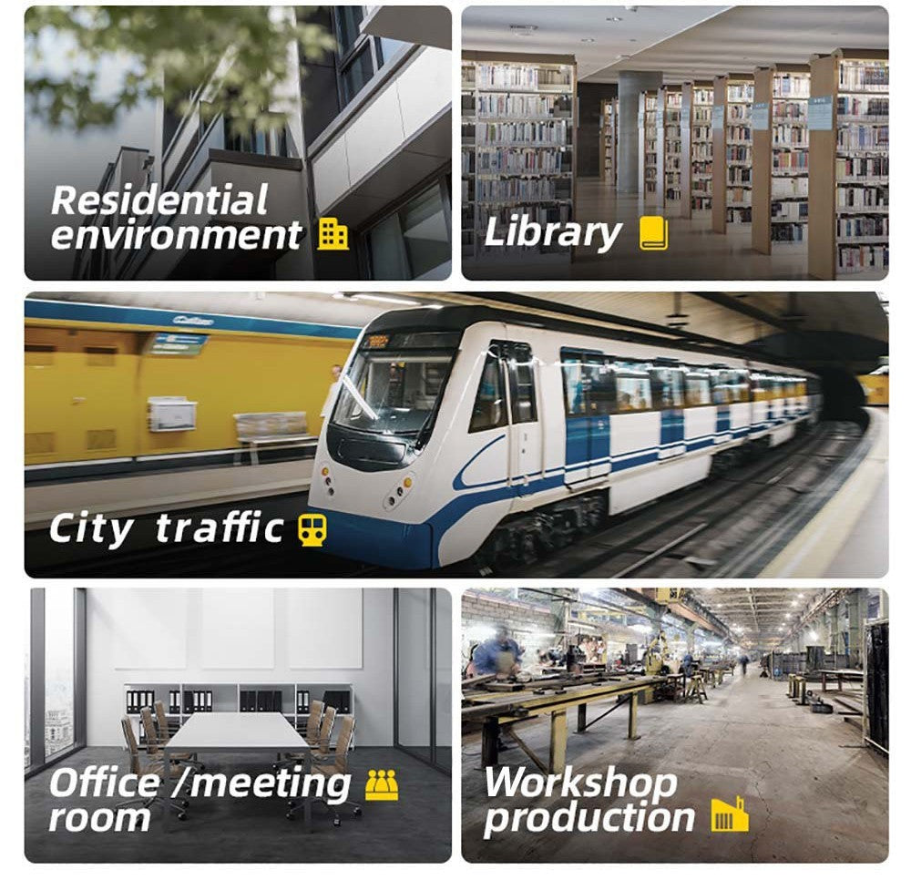 FNIRSI FDM01 Digitální měřič decibelů hluku, ruční měřič hladiny hluku, měřicí rozsah 30-130 dB