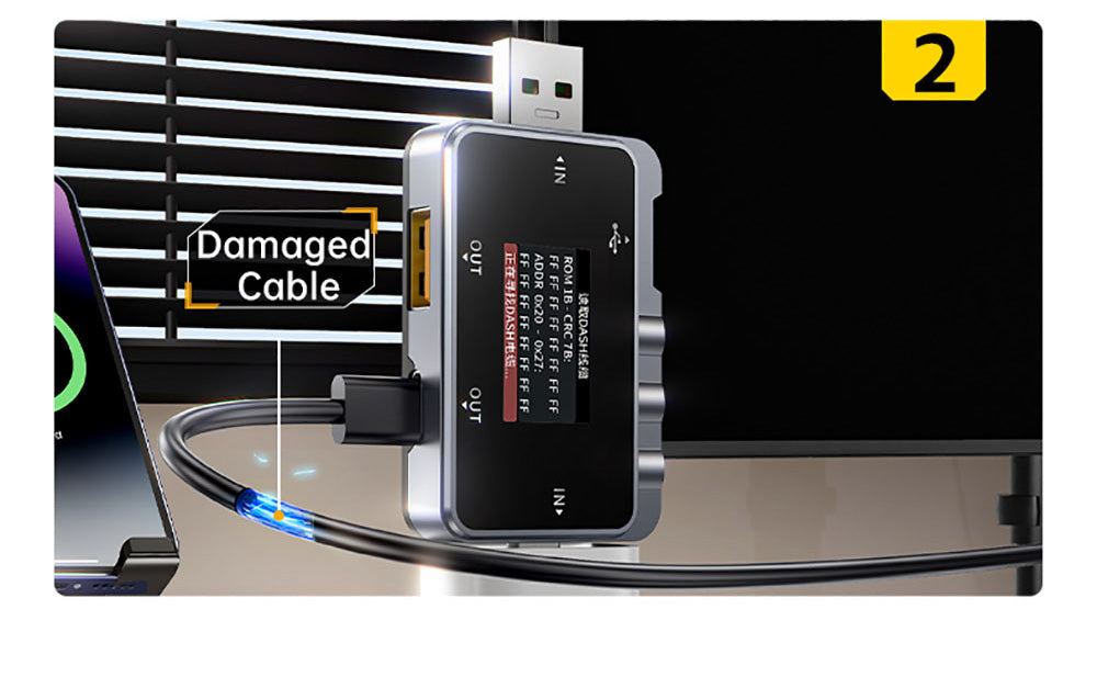 USB tester FNIRSI FNAC-28 2v1 Type-C