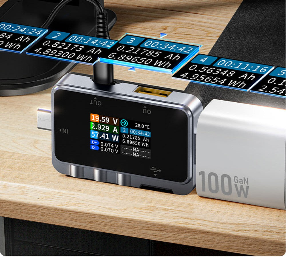 USB tester FNIRSI FNAC-28 2v1 Type-C