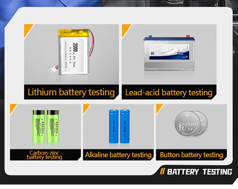 Tester vnitřního odporu baterie FNIRSI HRM-10