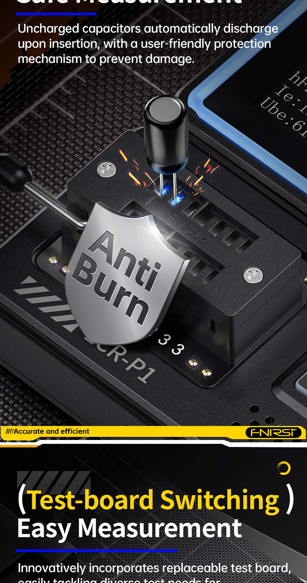 Tester tranzistorů FNIRSI LCR-P1