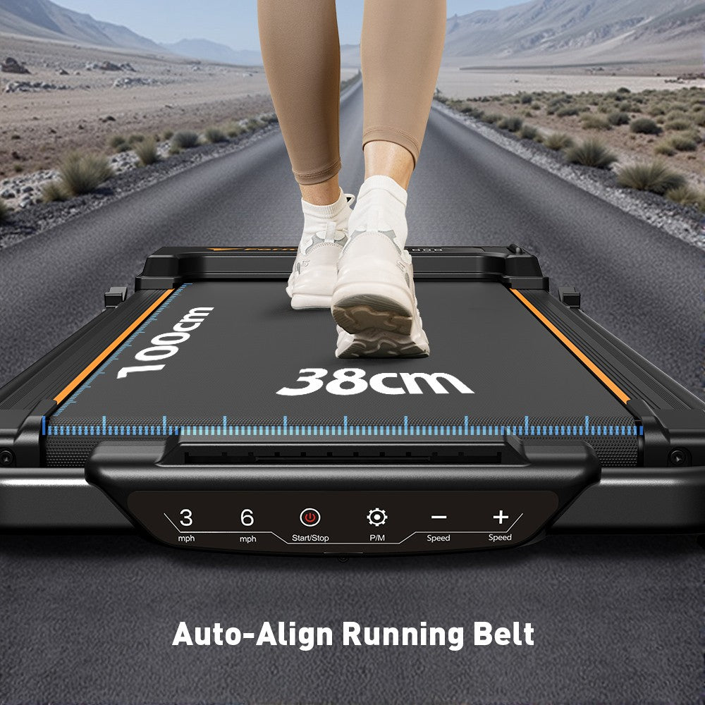 Běžecký pás Formill FT-51 2v1 s podložkou na chůzi, motor 2,5 HP, LED displej, maximální zatížení 120 kg, rychlost běhu 1–10 km/h