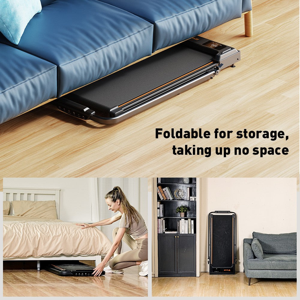 Běžecký pás Formill FT-51 2v1 s podložkou na chůzi, motor 2,5 HP, LED displej, maximální zatížení 120 kg, rychlost běhu 1–10 km/h