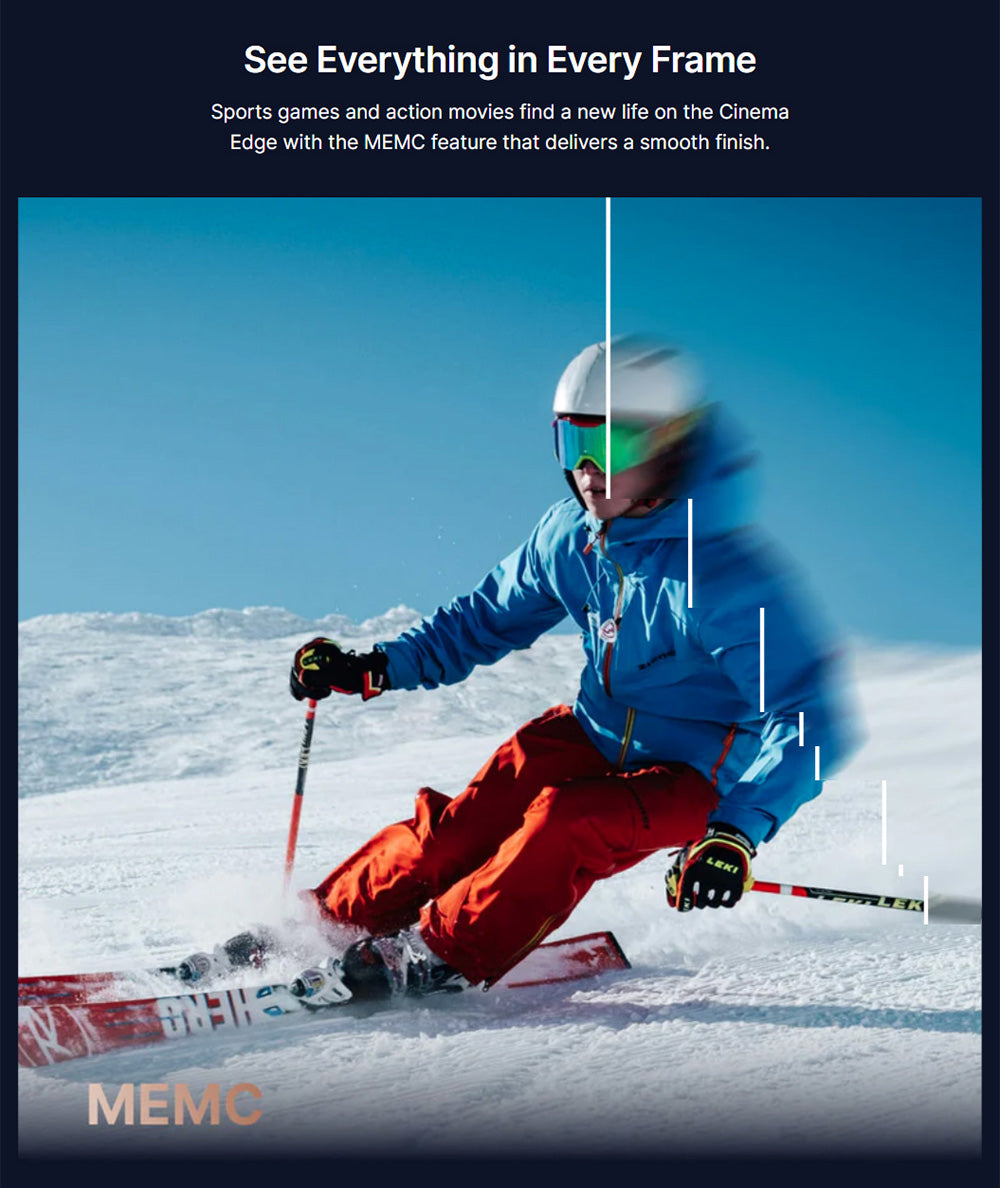 Laserový projektor Formovie Cinema Edge 4K, 2100 ISO lumenů, Google TV, vestavěný Netflix, Dolby Audio, 2*15W reproduktory, HDR10, WiFi 6