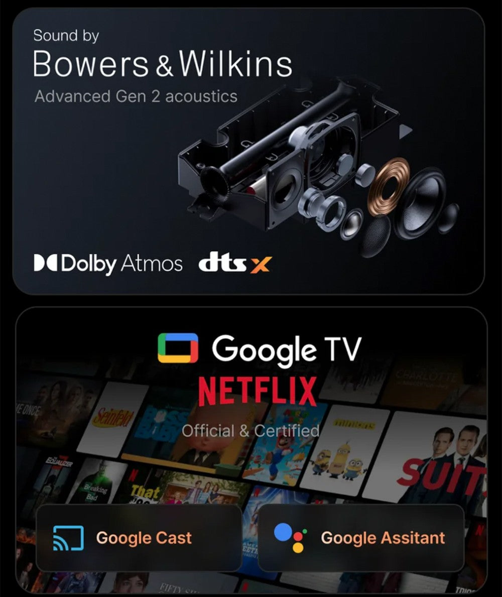 Prémiový 4K laserový projektor Formovie Theater, ultra krátký projekční poměr 0,21:1, Google TV, vestavěný Netflix, 2200 ISO lumenů, Dolby Vision a Atmos, MEMC a ALLM, 8bodová korekce lichoběžníkového zkreslení