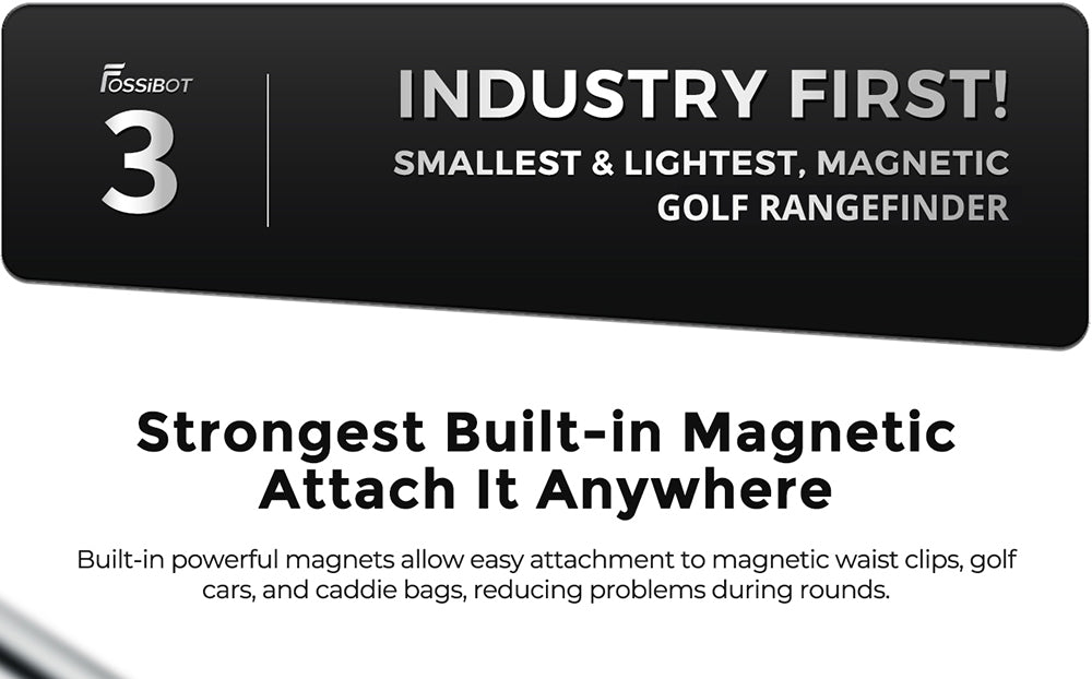 Golfový dálkoměr FOSSiBOT C1000 Pro, zelený a červený OLED displej, rychlost měření 0,06 s, dosah měření 1000 m, vodotěsnost IP54