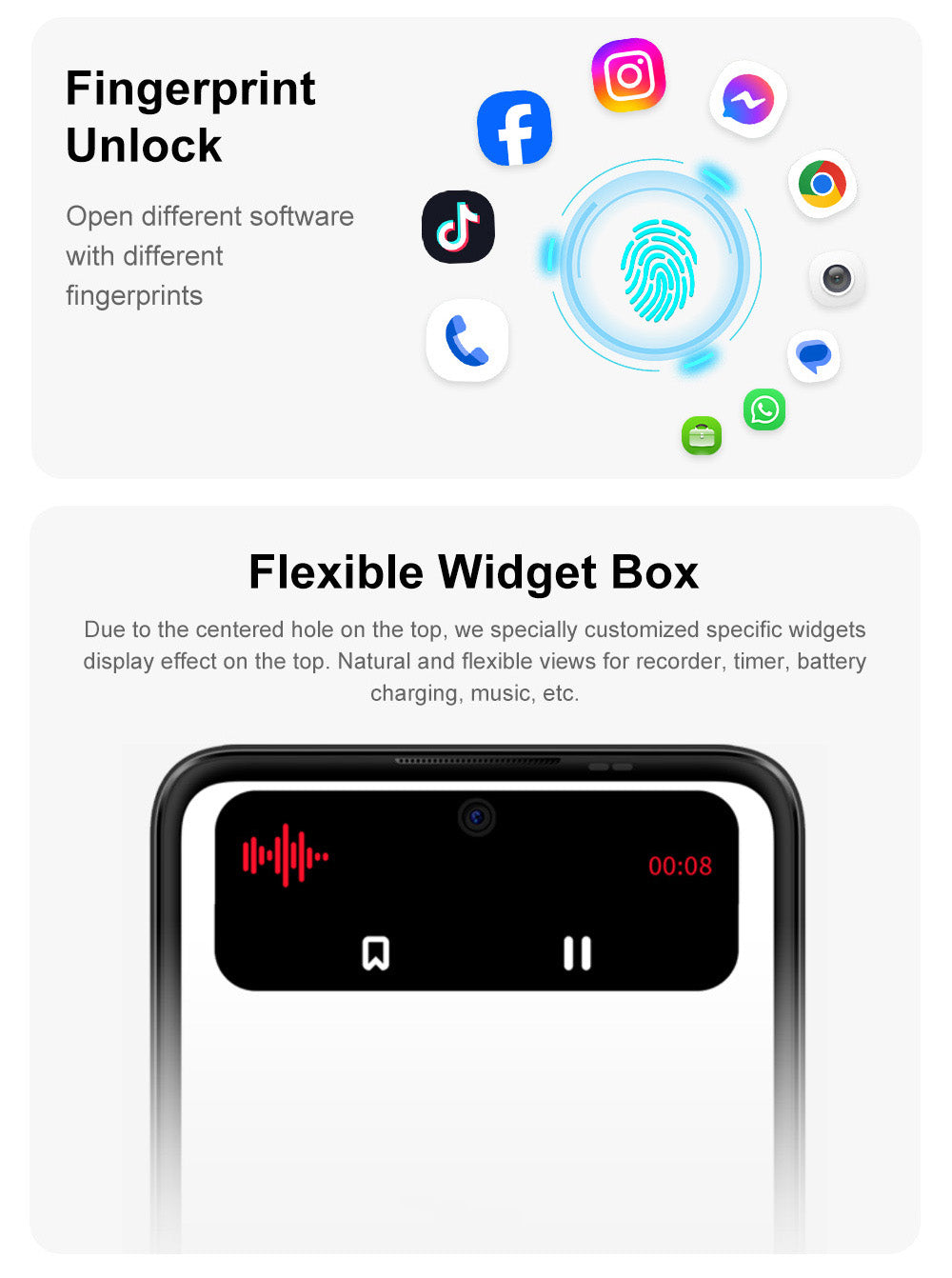 Chytrý telefon FOSSiBOT S3 Pro 4G, 6,67