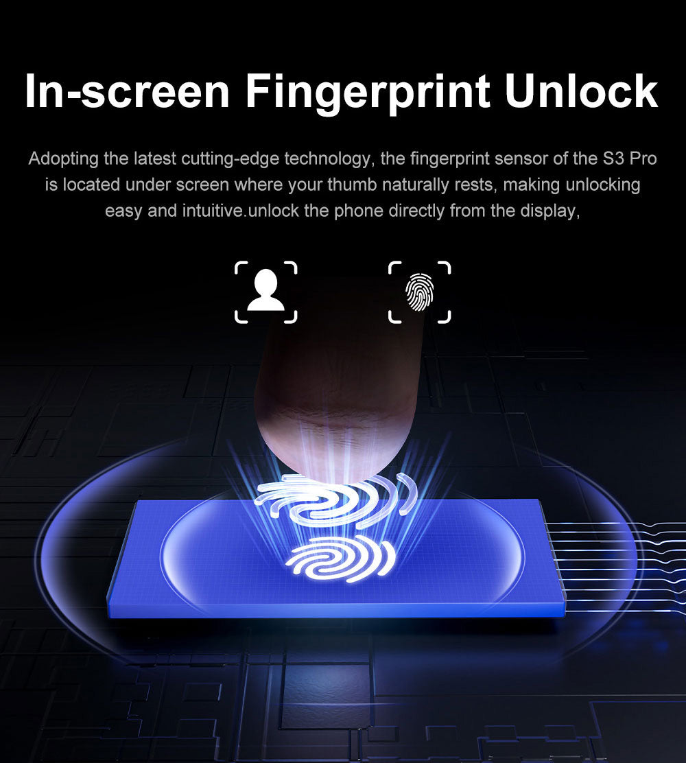 Chytrý telefon FOSSiBOT S3 Pro 4G, 6,67