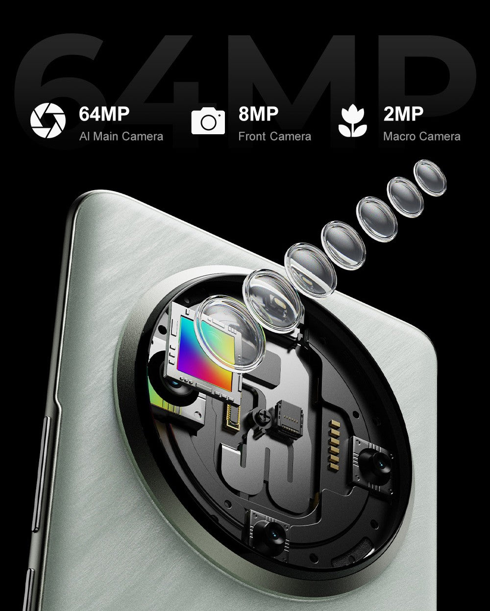 Chytrý telefon FOSSiBOT S3 Pro 4G, 6,67