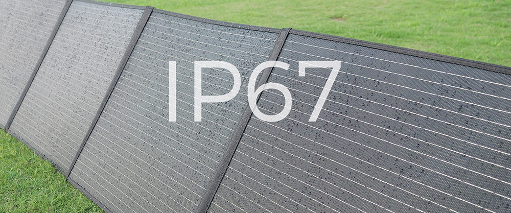 FOSSiBOT SP200 18V 200W skládací solární panel, 23,4% vysoká účinnost monokrystalických solárních článků, pro elektrárnu MPPT skládací solární nabíječka s nastavitelným stojanem, vodotěsný IP67, pro venkovní kempování a obytné vozy, offline systém, se standardním konektorem MC4