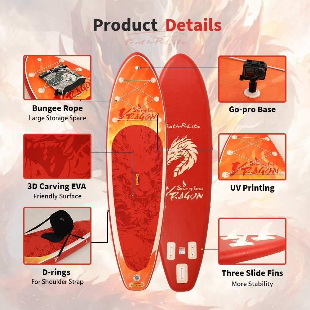 Pádlovací deska FunWater SUPFR19E 350*90*15 cm