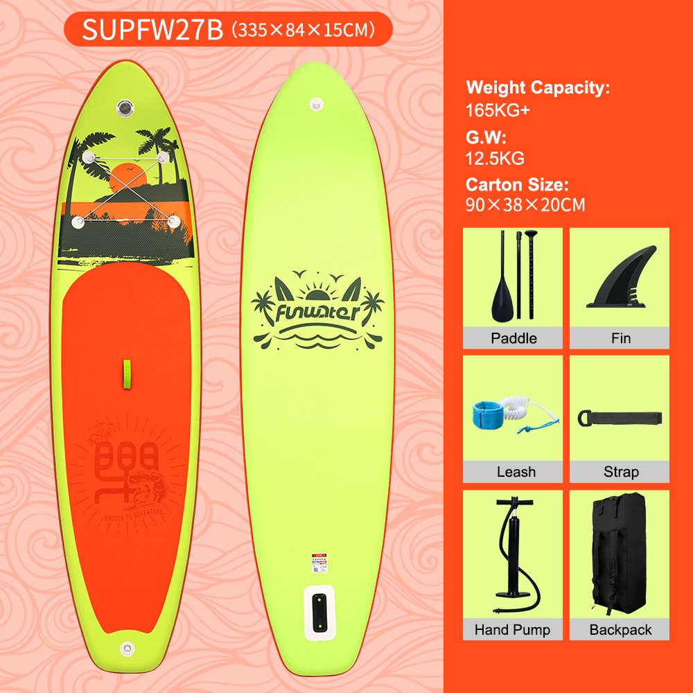 Pádlovací deska FunWater SUPFW27B 335*84*15 cm