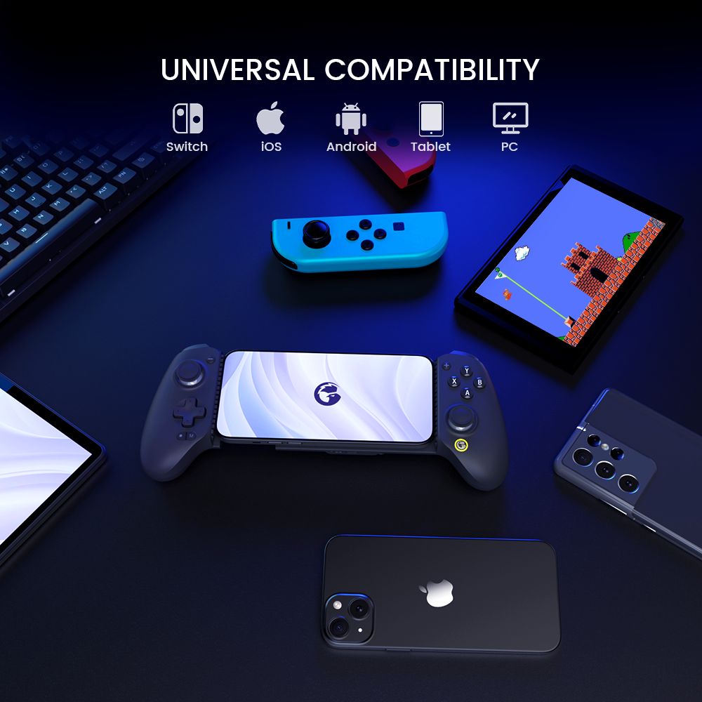 Mobilní herní ovladač GameSir G8 Plus s Bluetooth, kompatibilní se Switch, iOS, Android, tabletem a PC