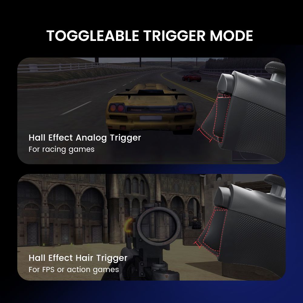 Mobilní herní ovladač GameSir G8 Plus s Bluetooth, kompatibilní se Switch, iOS, Android, tabletem a PC