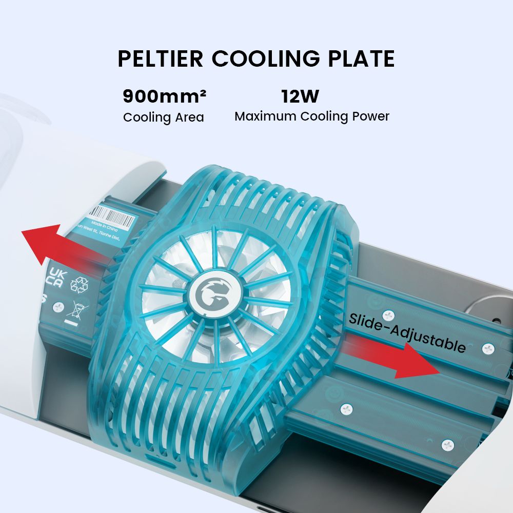 Mobilní herní ovladač GameSir X3 Pro s konektorem C, ventilátor, Hallovy páčky, dva hlučné motory, 6osý gyroskop, kompatibilní s iPhone 15 a Androidem