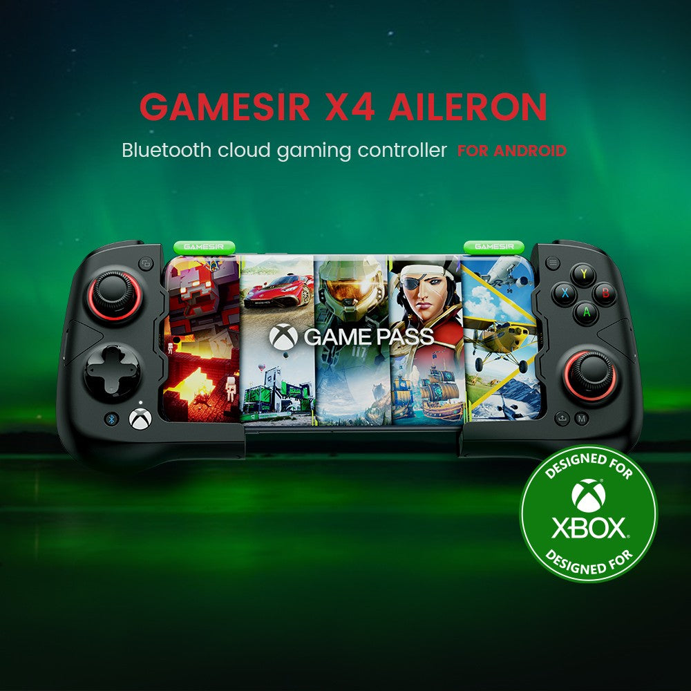 Mobilní herní ovladač GameSir X4 Aileron Bluetooth pro Xbox (Android) - černý